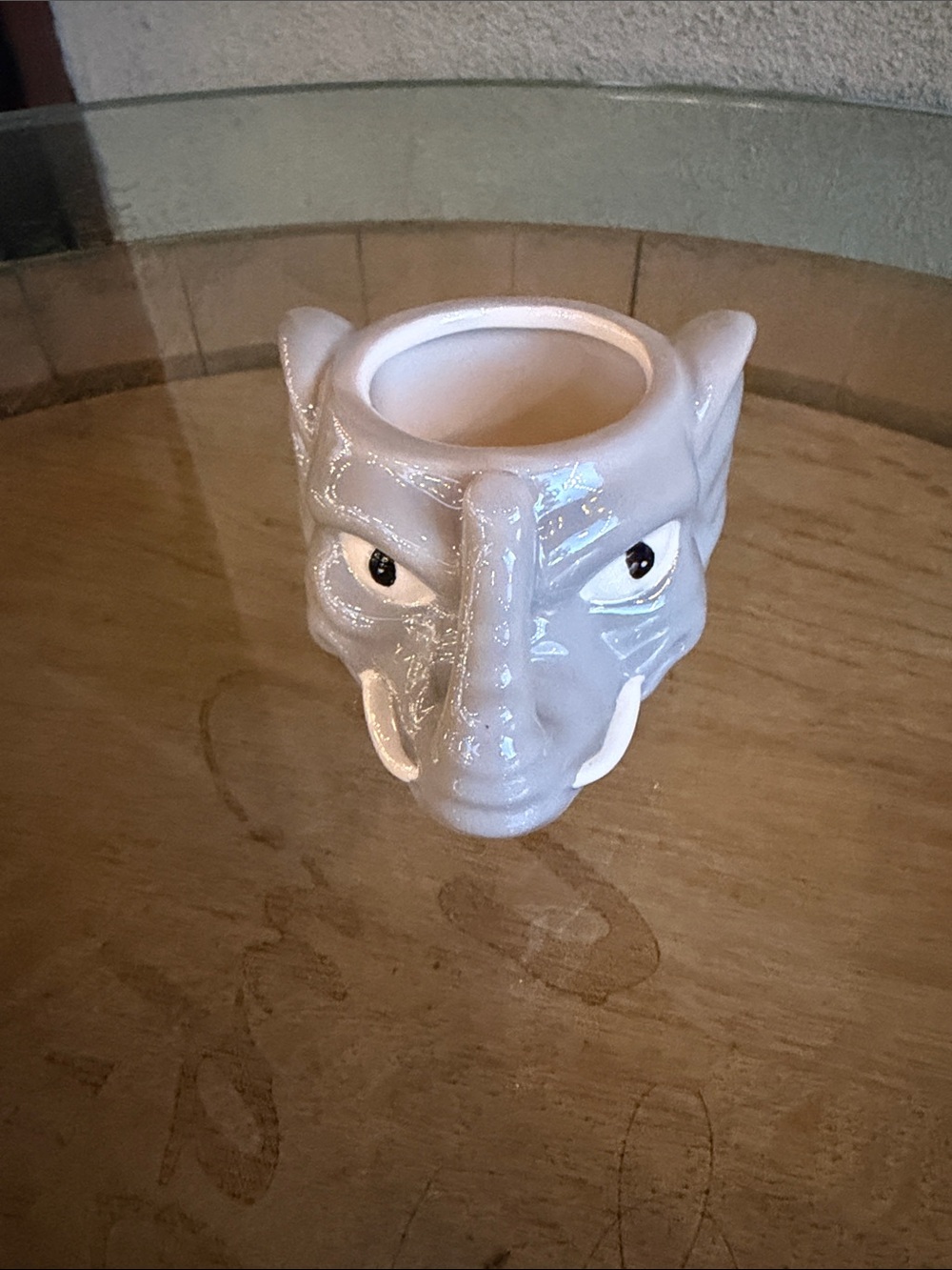 Ceramic “Tuffee” the Elephant mini cup